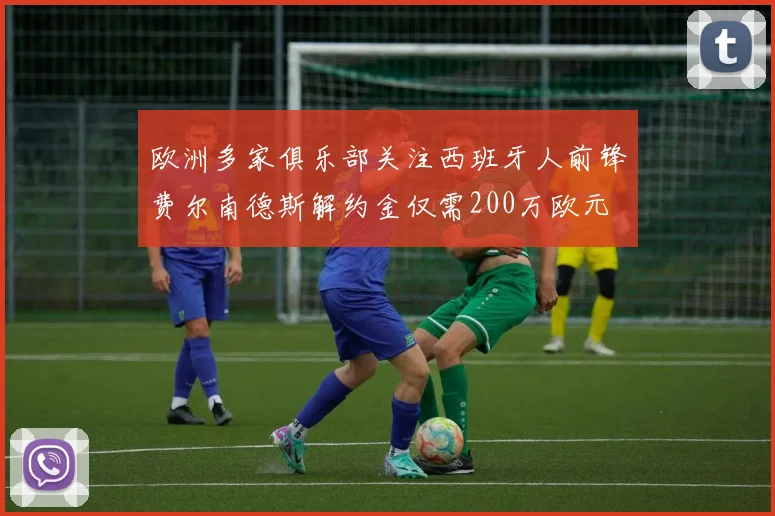 欧洲多家俱乐部关注西班牙人前锋费尔南德斯解约金仅需200万欧元